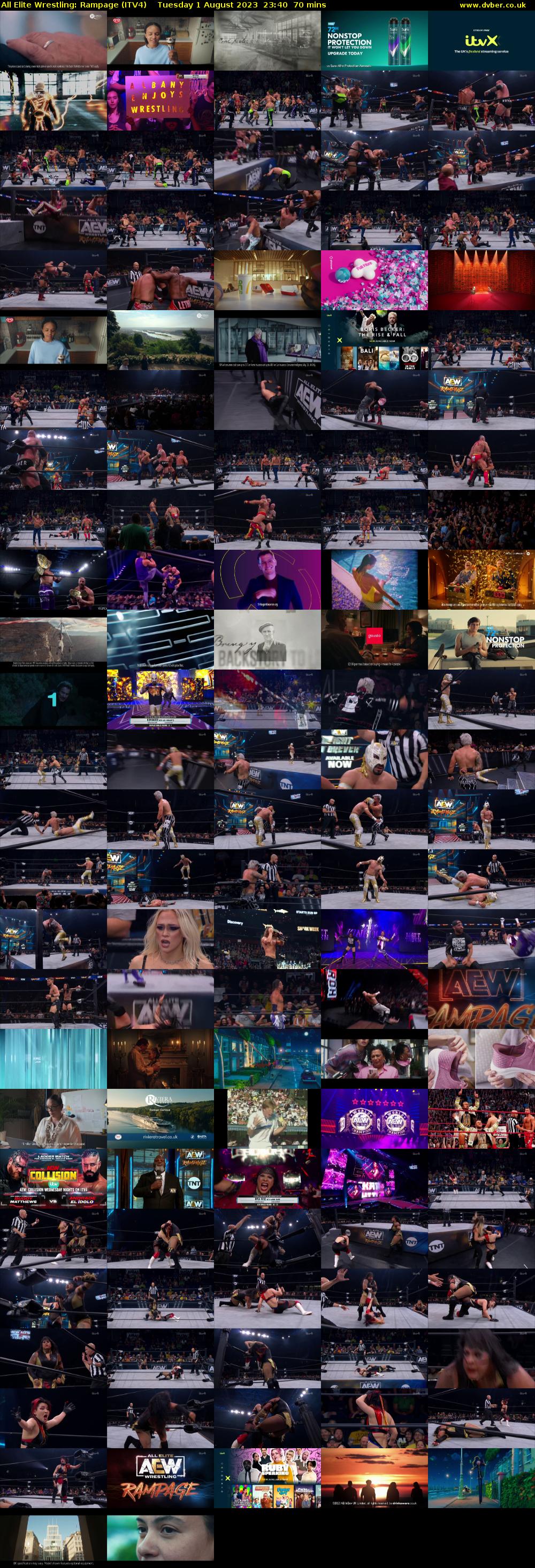 All Elite Wrestling: Rampage (ITV4) Tuesday 1 August 2023 23:40 - 00:50