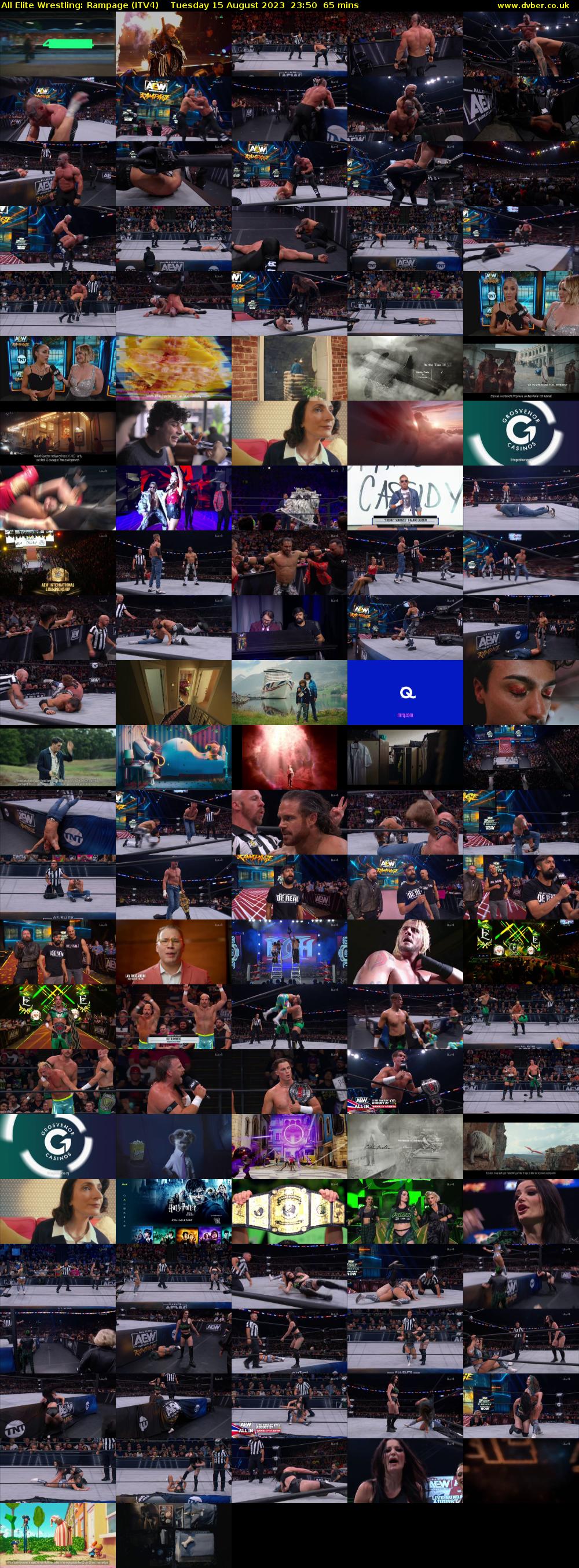 All Elite Wrestling: Rampage (ITV4) Tuesday 15 August 2023 23:50 - 00:55