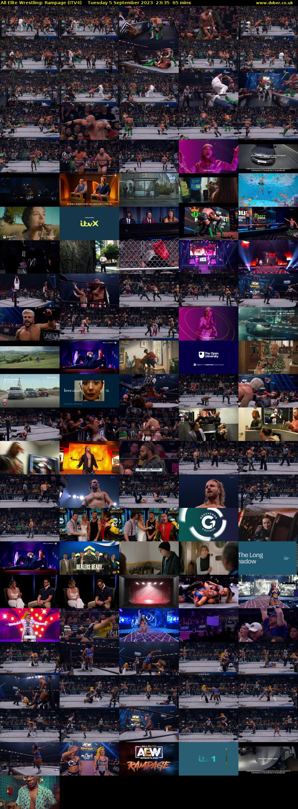 All Elite Wrestling: Rampage (ITV4) Tuesday 5 September 2023 23:35 - 00:40