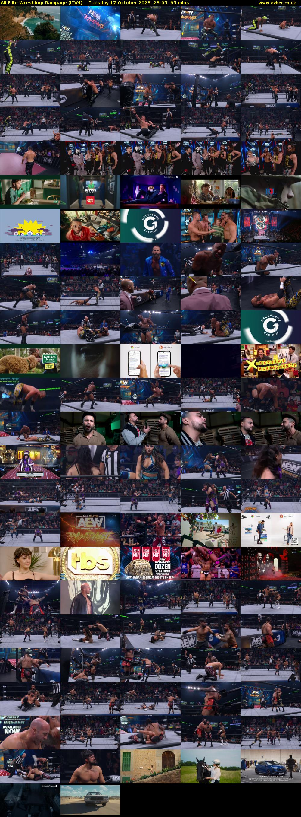 All Elite Wrestling: Rampage (ITV4) Tuesday 17 October 2023 23:05 - 00:10