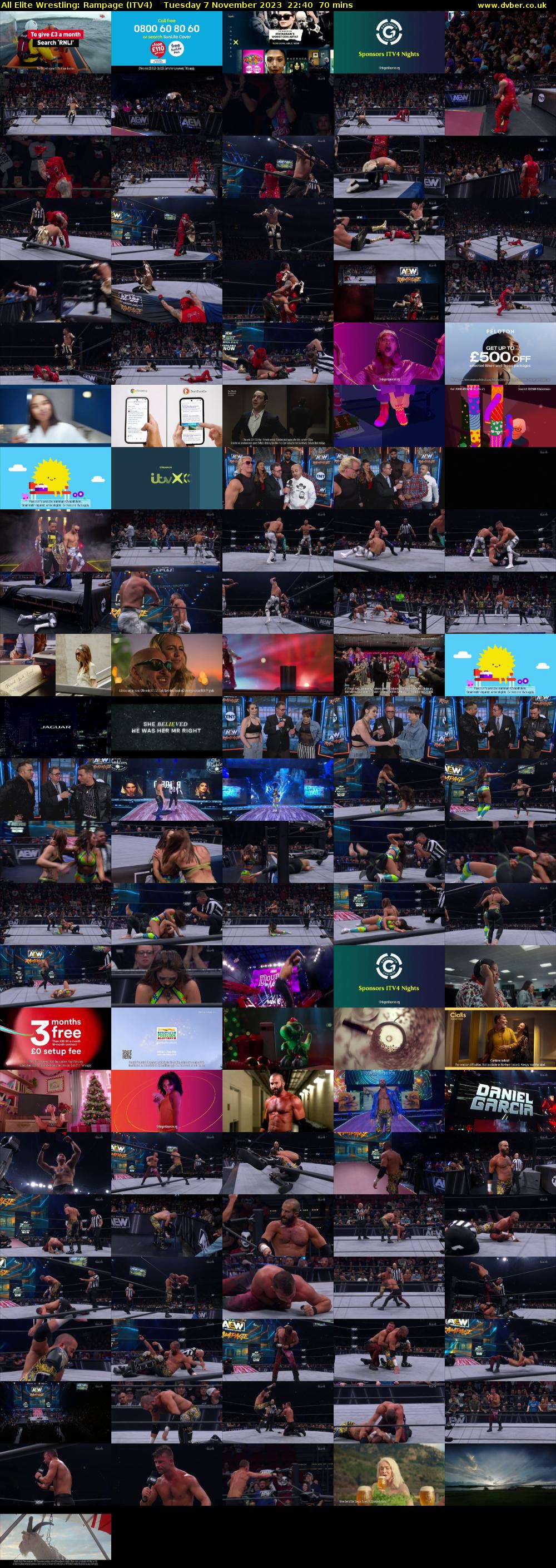 All Elite Wrestling: Rampage (ITV4) Tuesday 7 November 2023 22:40 - 23:50