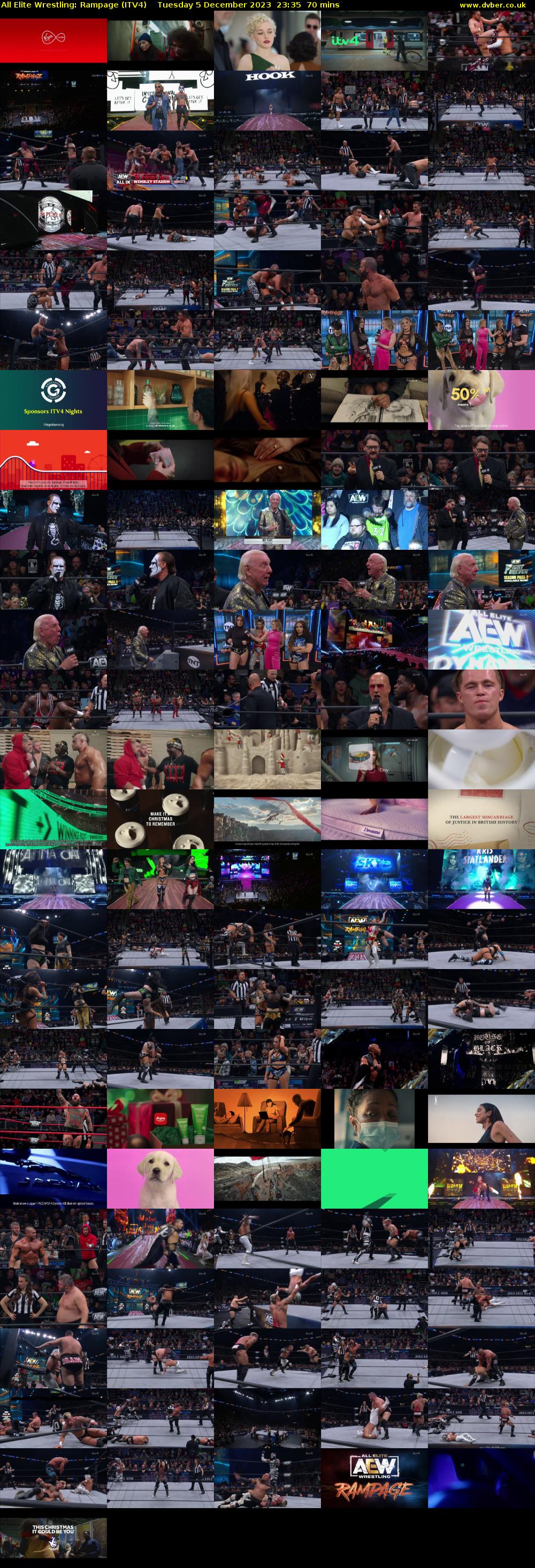 All Elite Wrestling: Rampage (ITV4) Tuesday 5 December 2023 23:35 - 00:45