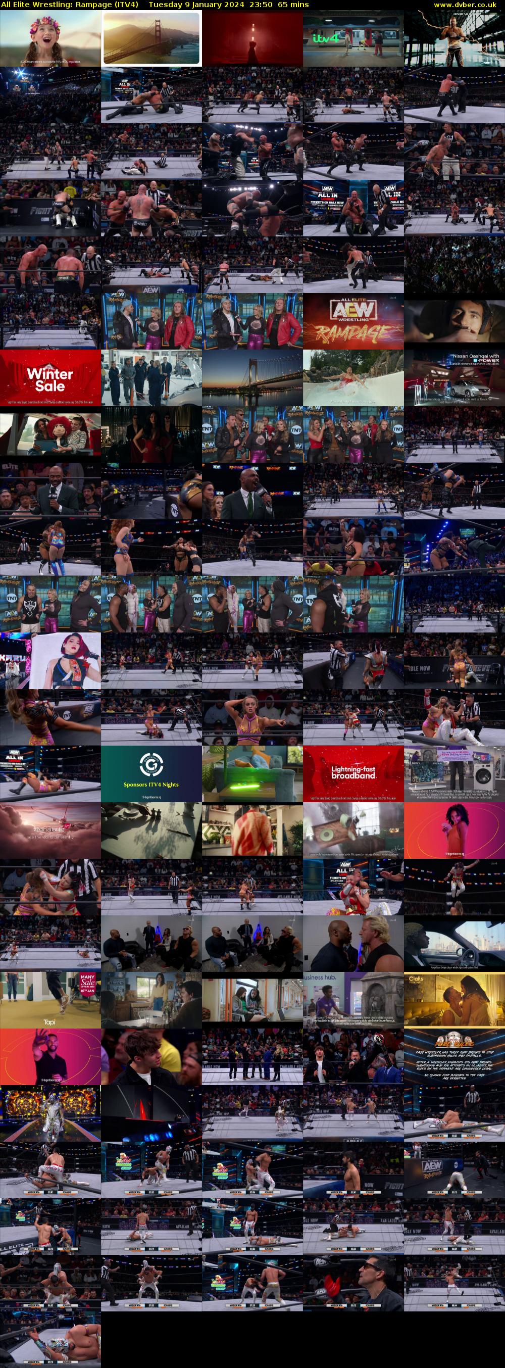 All Elite Wrestling: Rampage (ITV4) Tuesday 9 January 2024 23:50 - 00:55