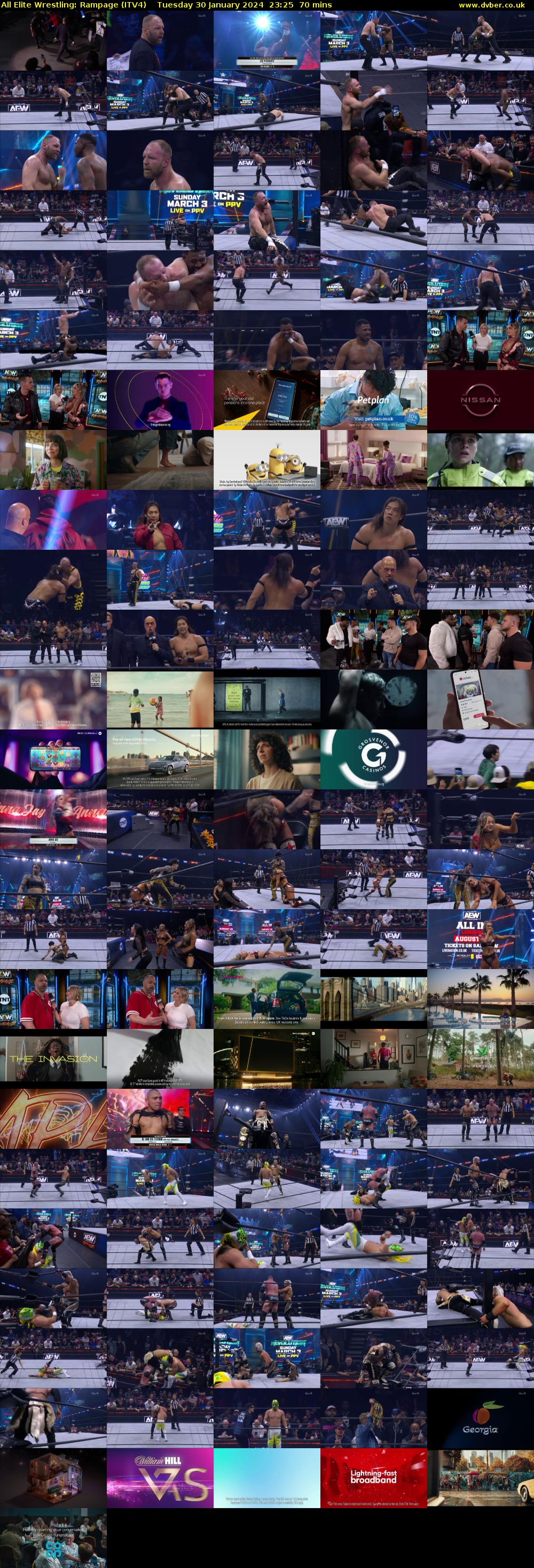 All Elite Wrestling: Rampage (ITV4) Tuesday 30 January 2024 23:25 - 00:35