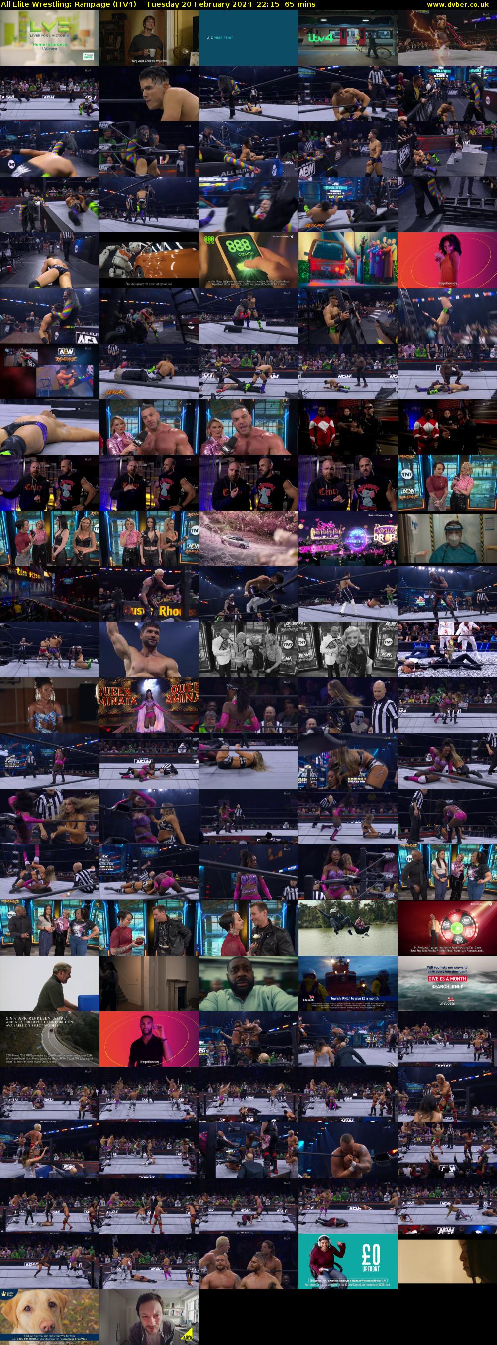 All Elite Wrestling: Rampage (ITV4) Tuesday 20 February 2024 22:15 - 23:20