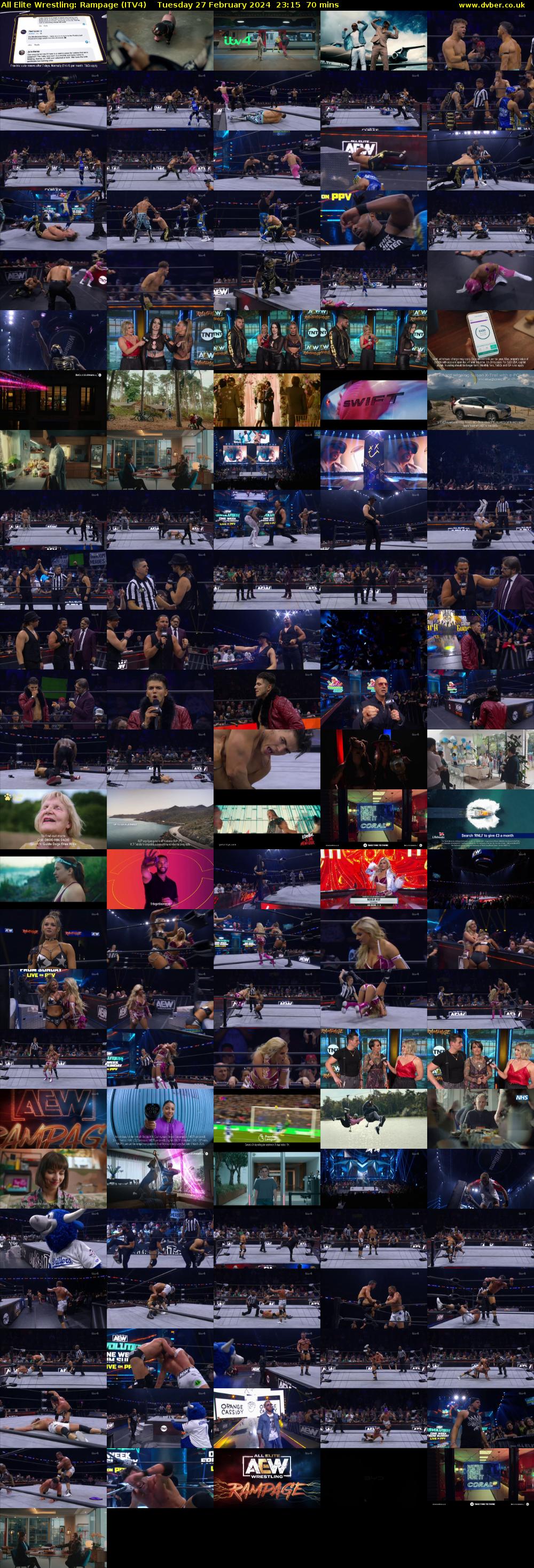 All Elite Wrestling: Rampage (ITV4) Tuesday 27 February 2024 23:15 - 00:25