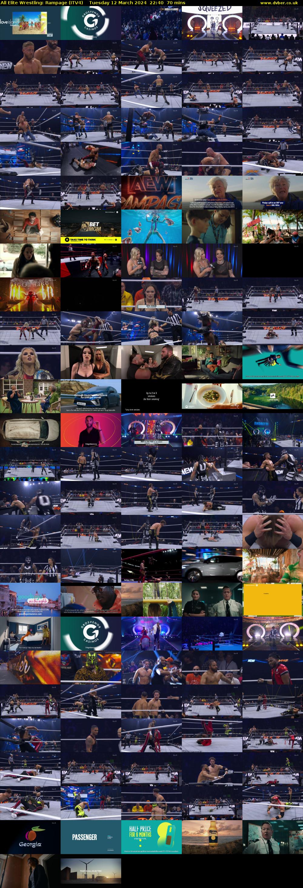 All Elite Wrestling: Rampage (ITV4) Tuesday 12 March 2024 22:40 - 23:50