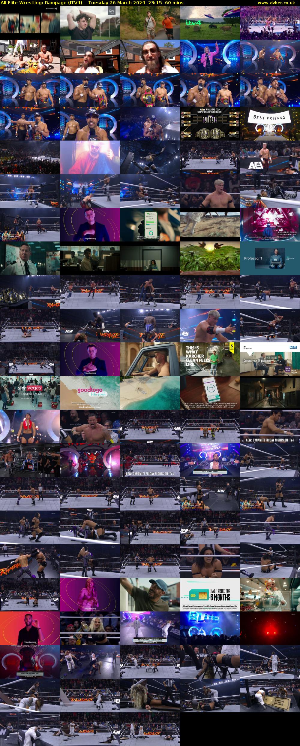 All Elite Wrestling: Rampage (ITV4) Tuesday 26 March 2024 23:15 - 00:15