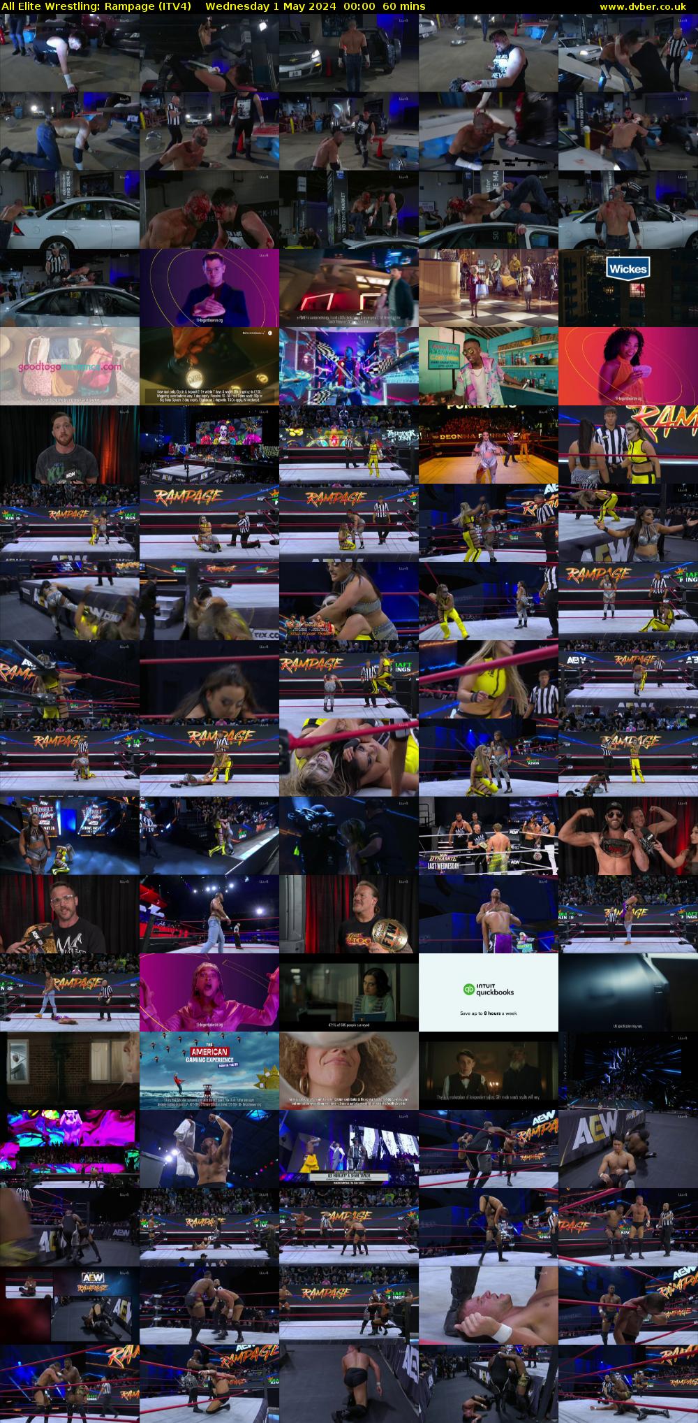 All Elite Wrestling: Rampage (ITV4) Wednesday 1 May 2024 00:00 - 01:00