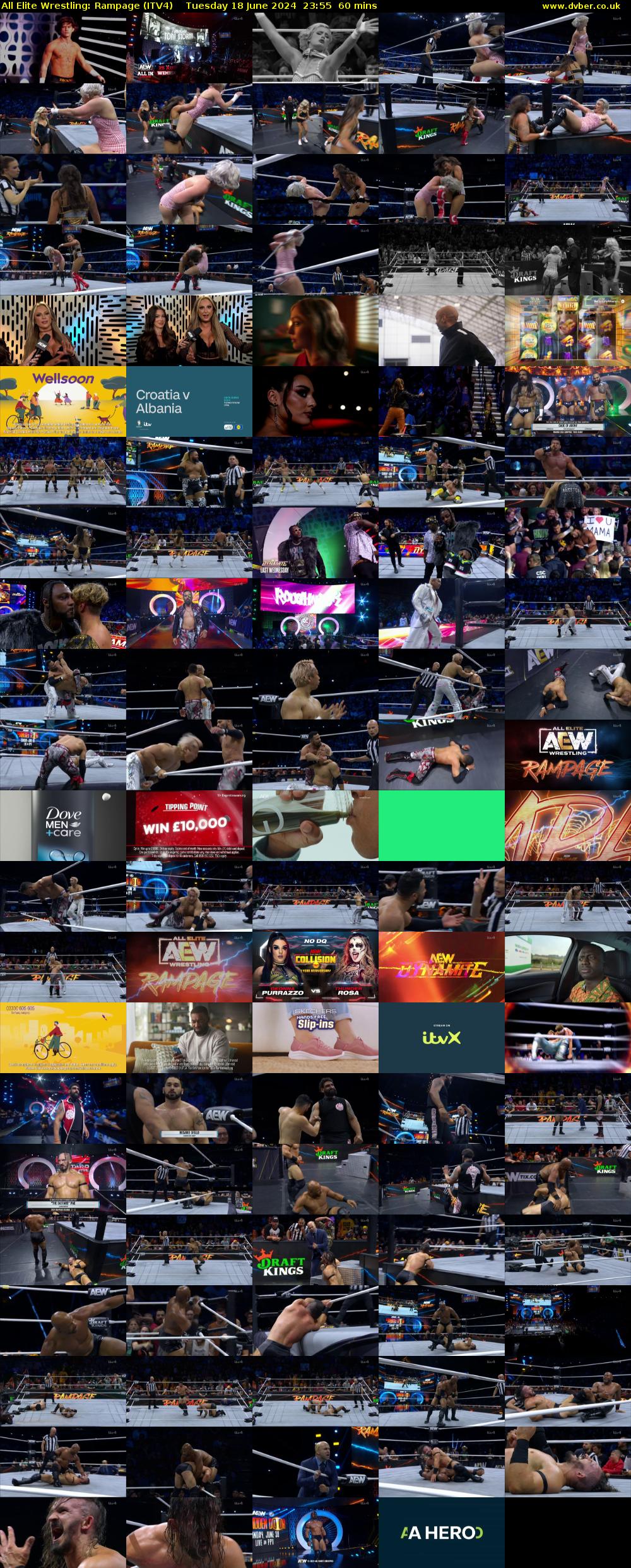 All Elite Wrestling: Rampage (ITV4) Tuesday 18 June 2024 23:55 - 00:55