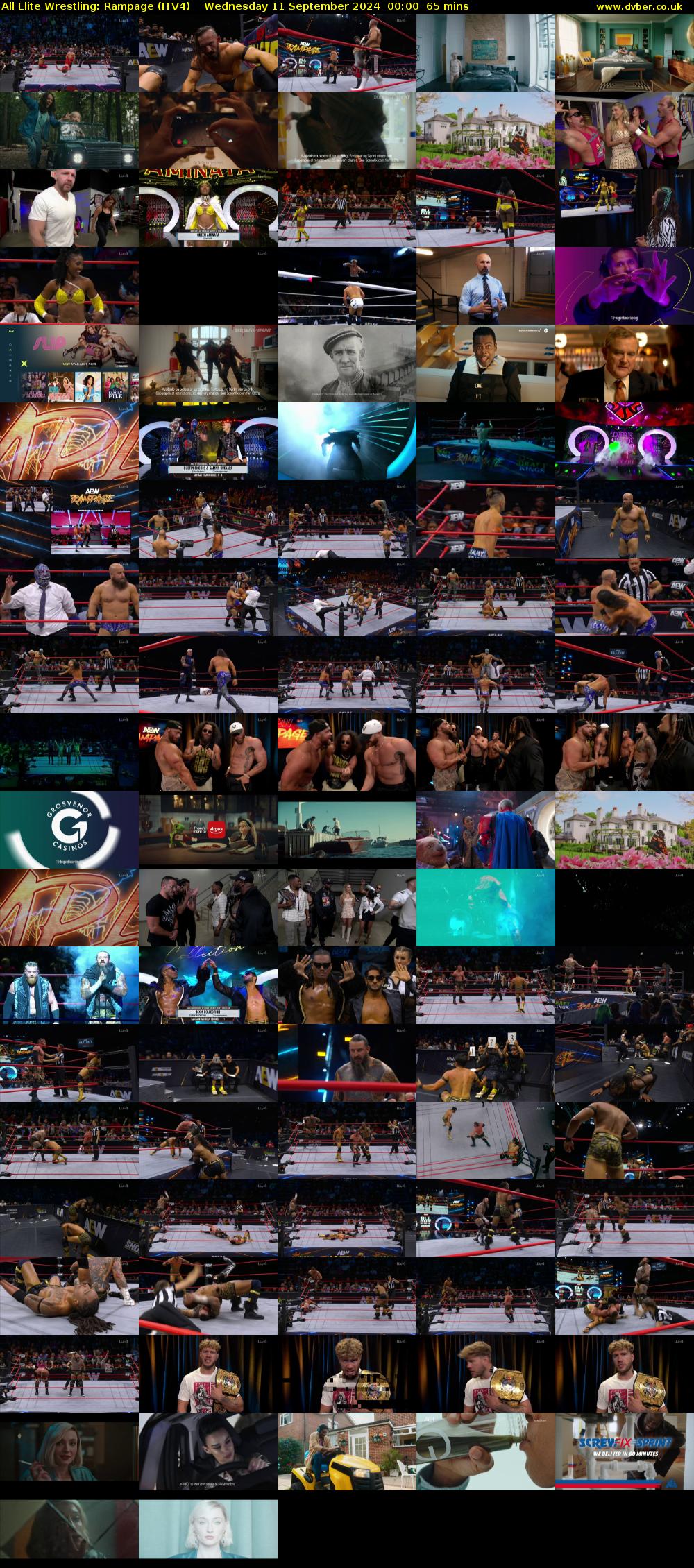 All Elite Wrestling: Rampage (ITV4) Wednesday 11 September 2024 00:00 - 01:05