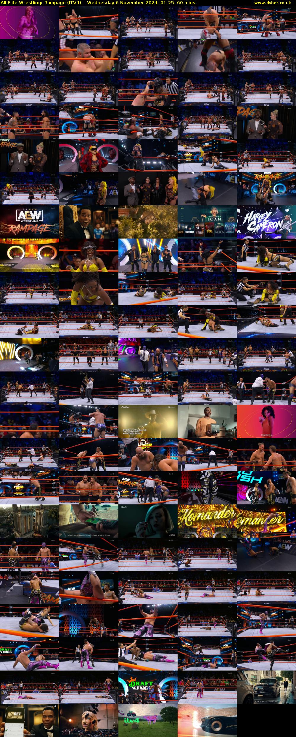 All Elite Wrestling: Rampage (ITV4) Wednesday 6 November 2024 01:25 - 02:25