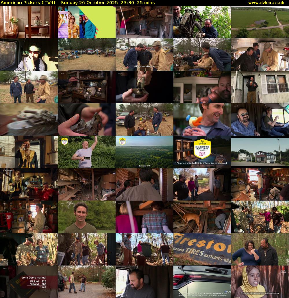 American Pickers (ITV4) Sunday 26 October 2025 23:30 - 23:55