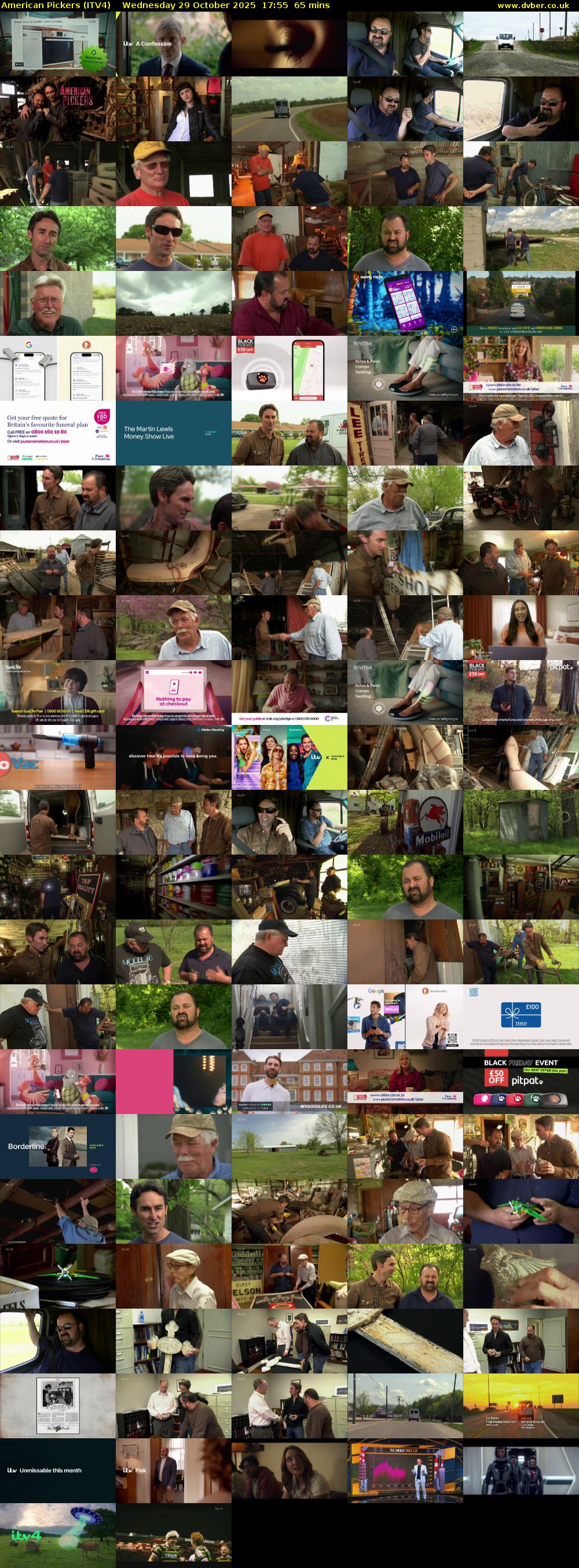 American Pickers (ITV4) Wednesday 29 October 2025 17:55 - 19:00