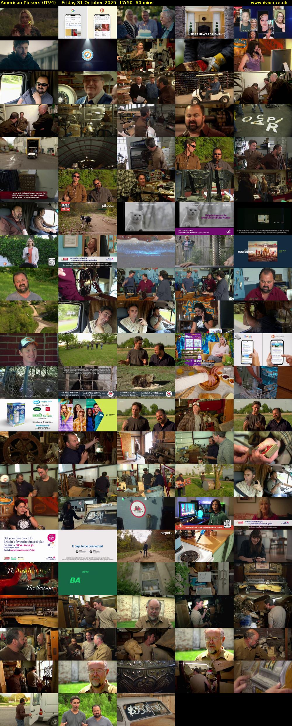 American Pickers (ITV4) Friday 31 October 2025 17:50 - 18:50