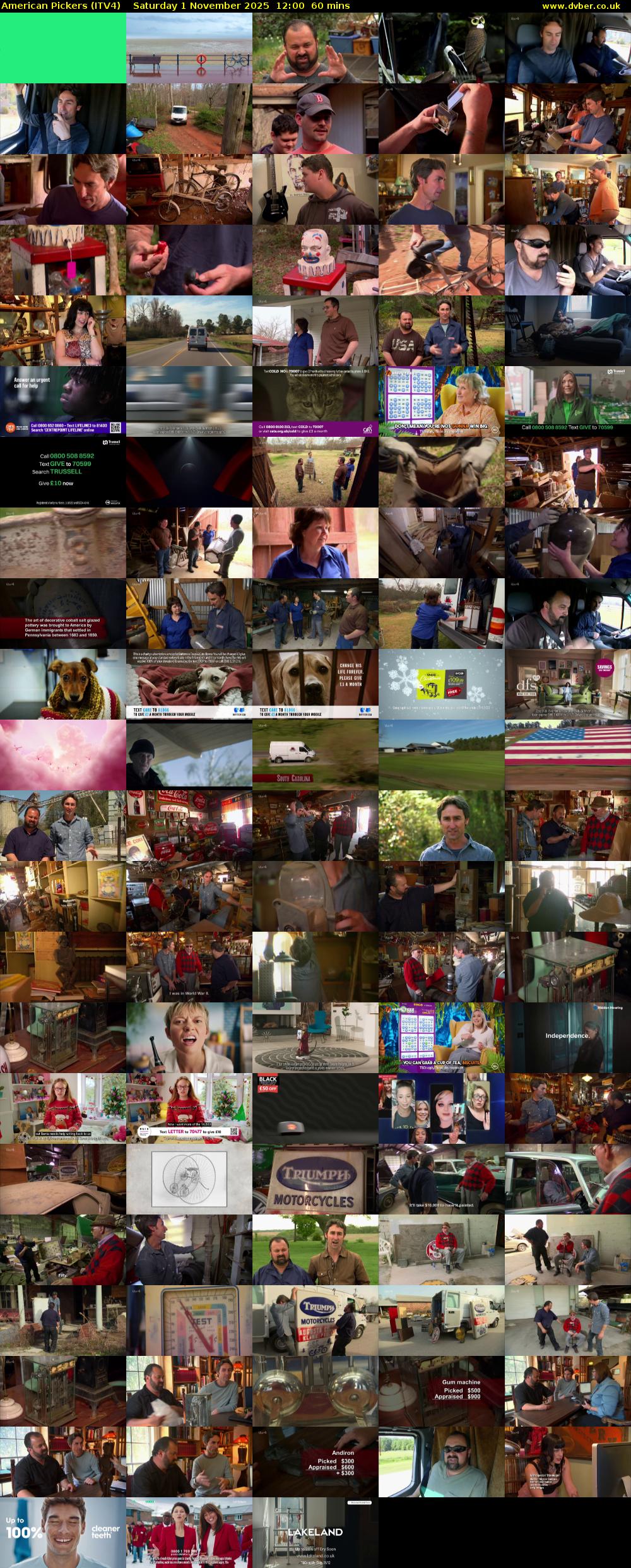 American Pickers (ITV4) Saturday 1 November 2025 12:00 - 13:00