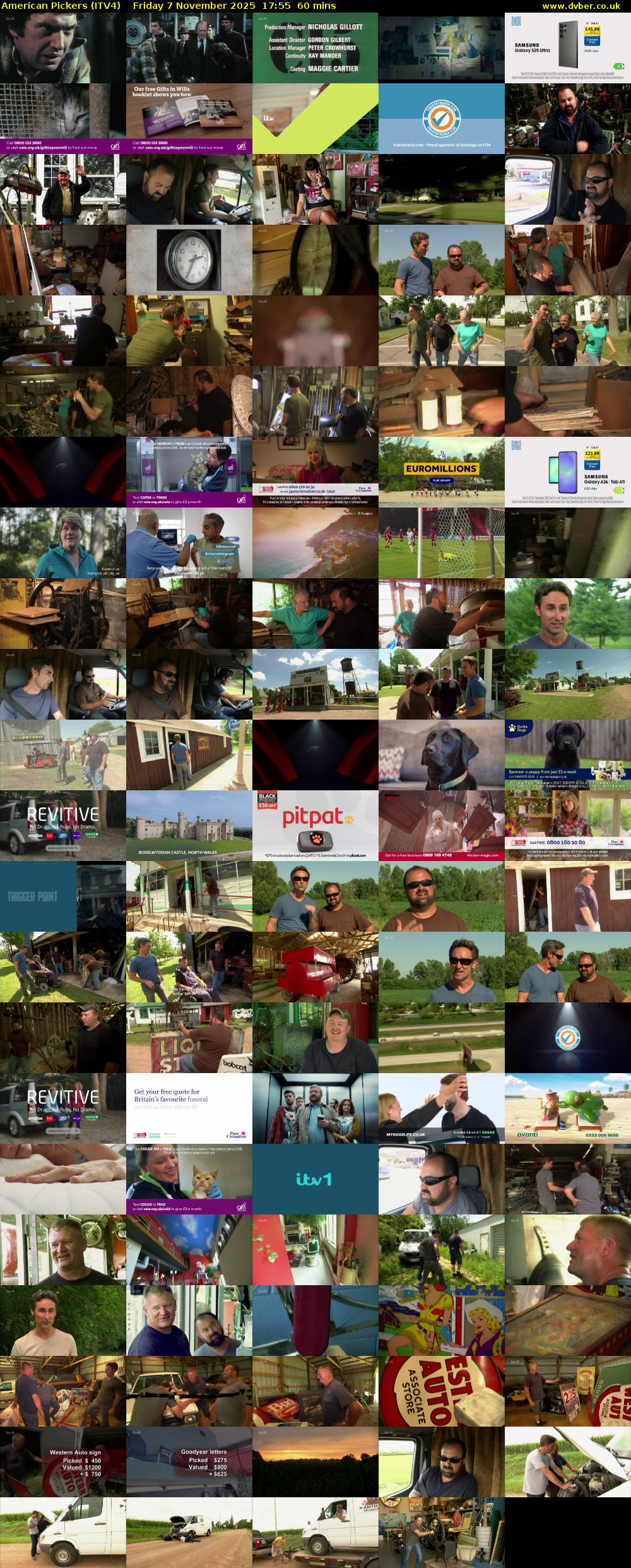 American Pickers (ITV4) Friday 7 November 2025 17:55 - 18:55