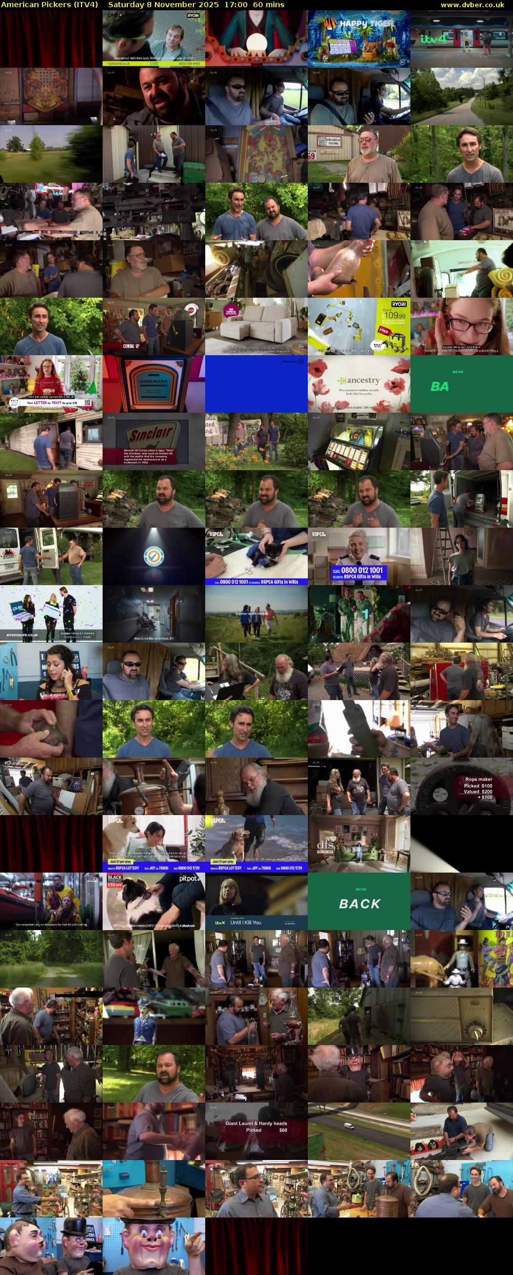 American Pickers (ITV4) Saturday 8 November 2025 17:00 - 18:00