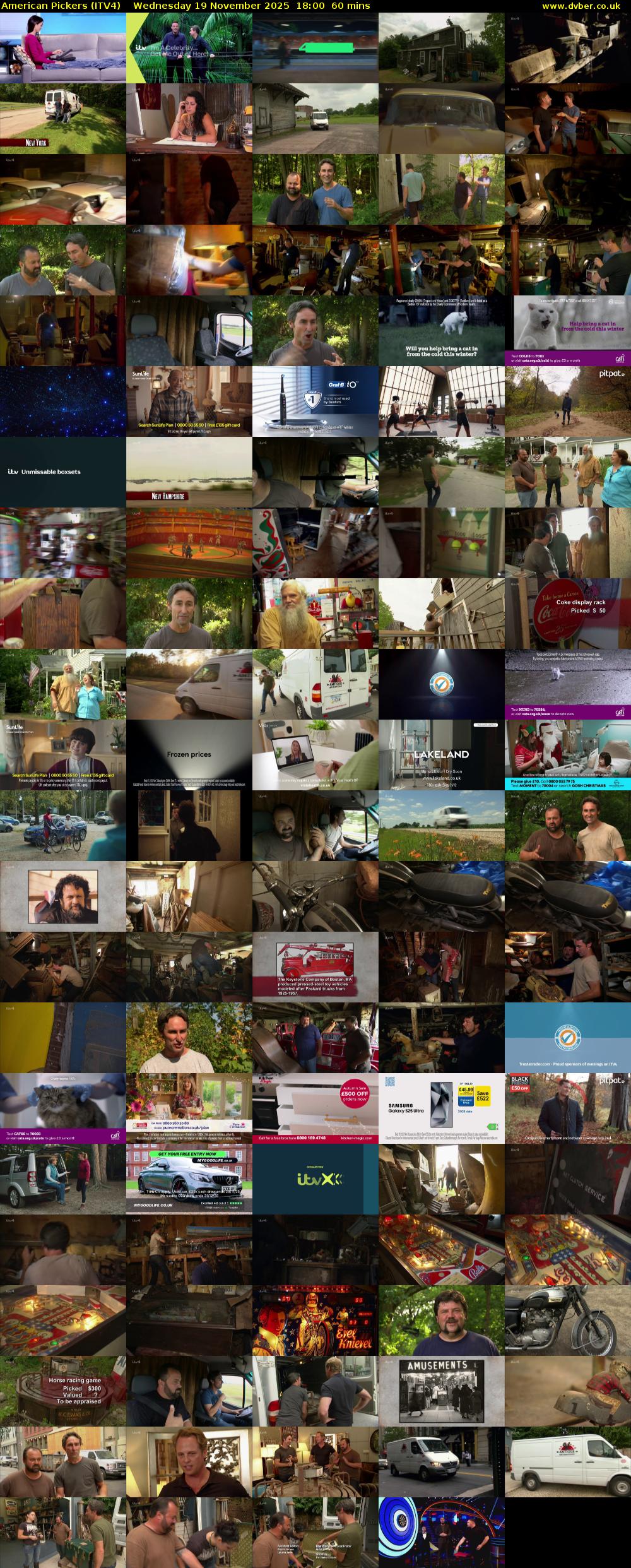 American Pickers (ITV4) Wednesday 19 November 2025 18:00 - 19:00