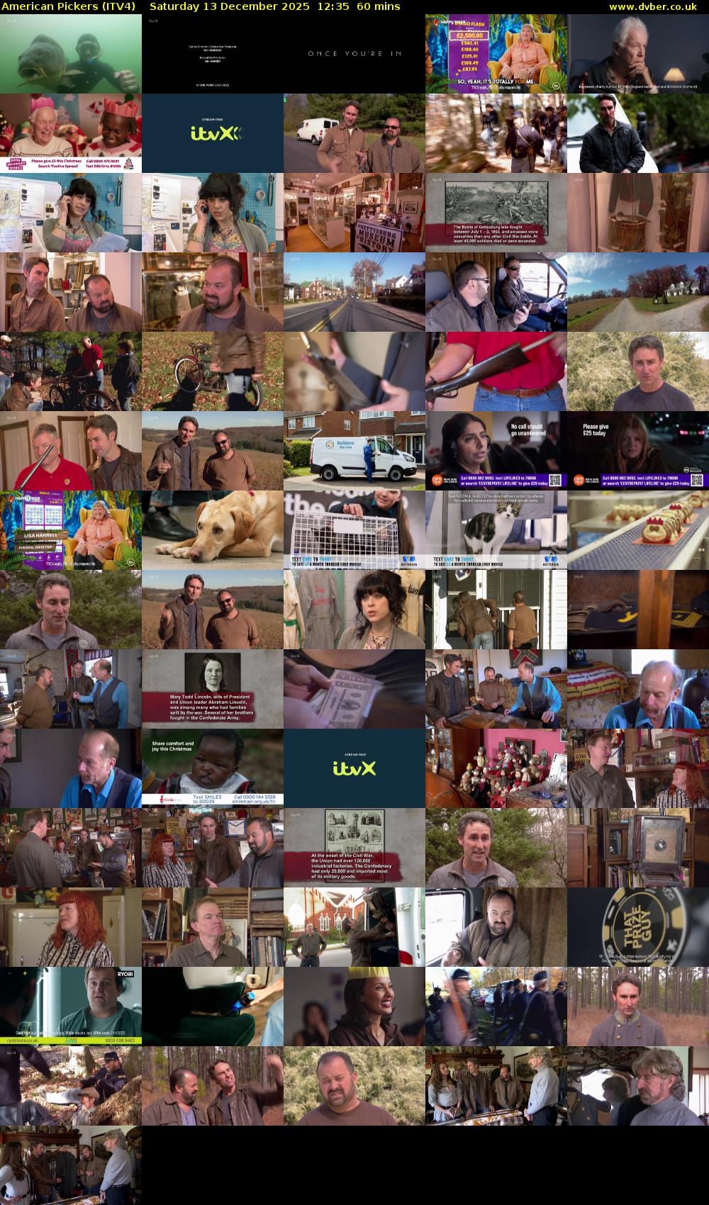 American Pickers (ITV4) Saturday 13 December 2025 12:35 - 13:35