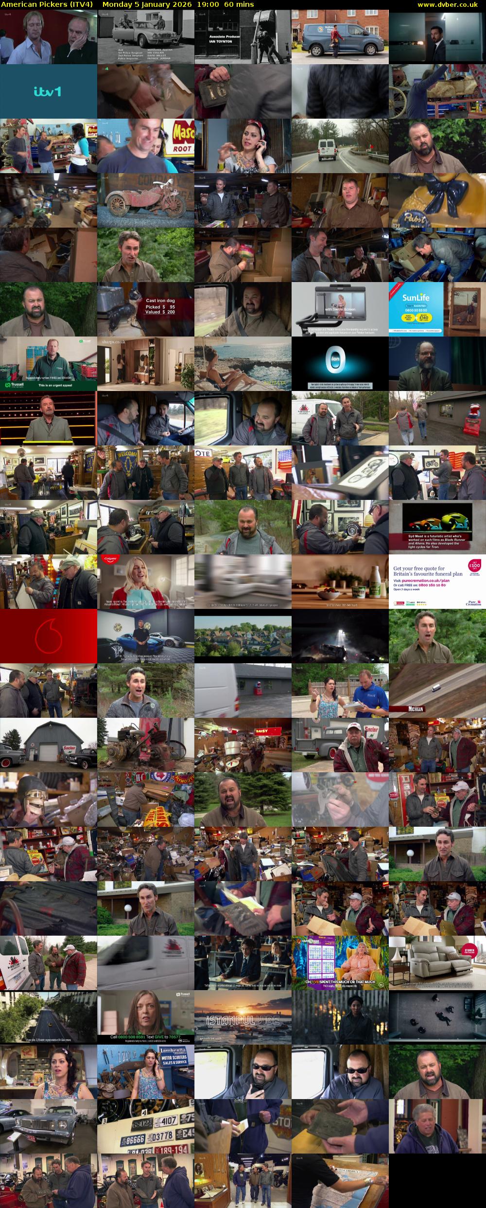 American Pickers (ITV4) Monday 5 January 2026 19:00 - 20:00