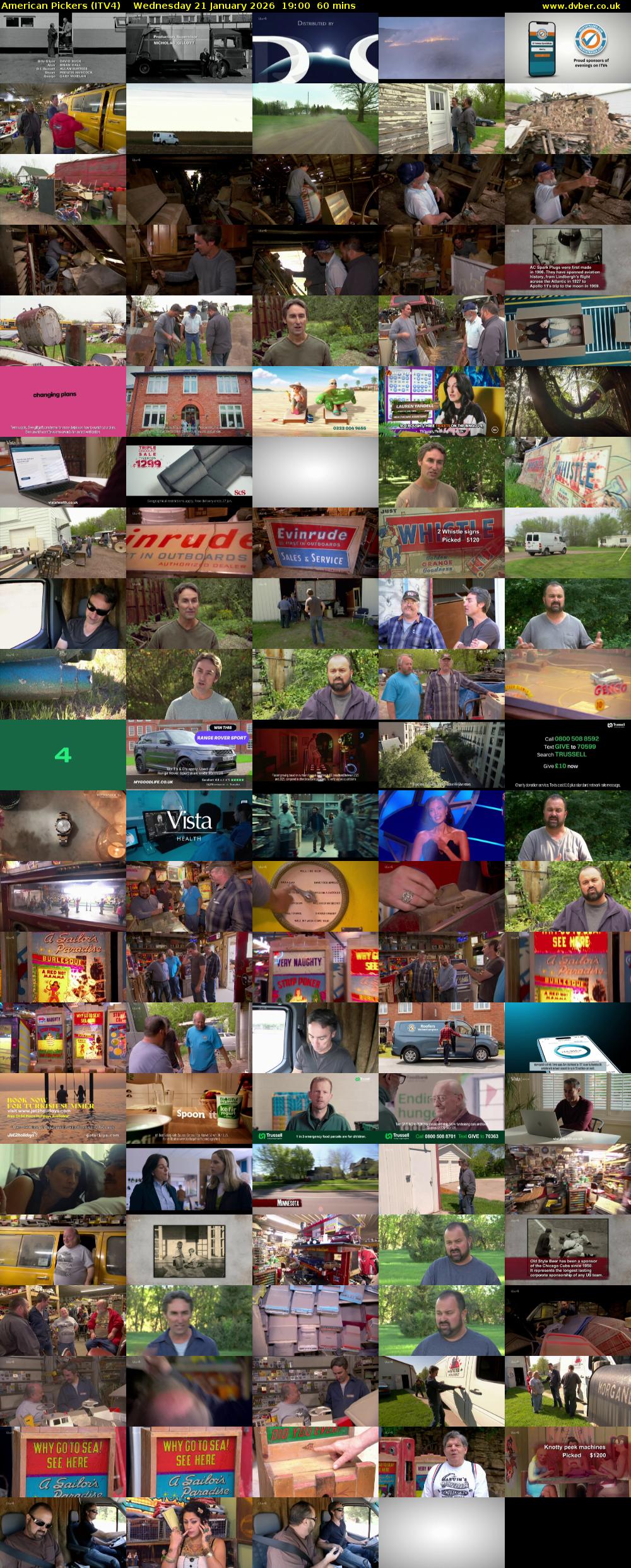 American Pickers (ITV4) Wednesday 21 January 2026 19:00 - 20:00