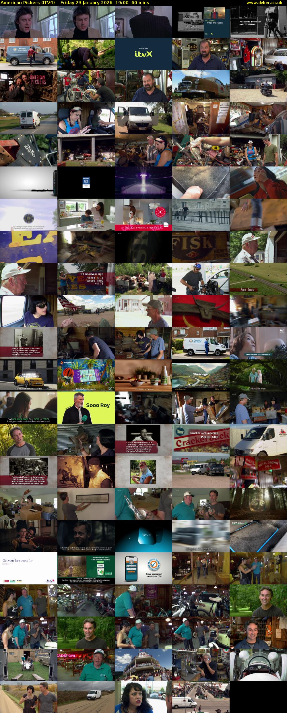 American Pickers (ITV4) Friday 23 January 2026 19:00 - 20:00