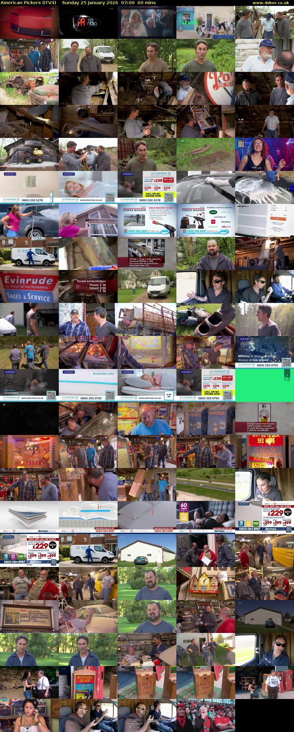 American Pickers (ITV4) Sunday 25 January 2026 07:00 - 08:00