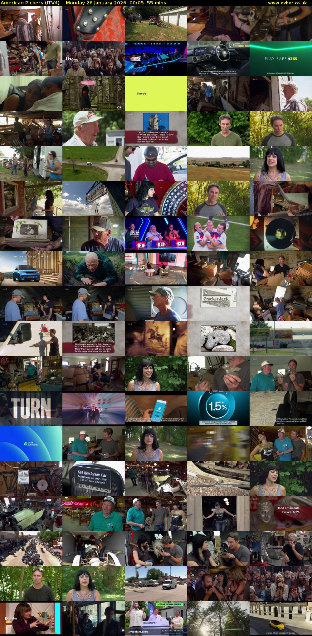 American Pickers (ITV4) Monday 26 January 2026 00:05 - 01:00