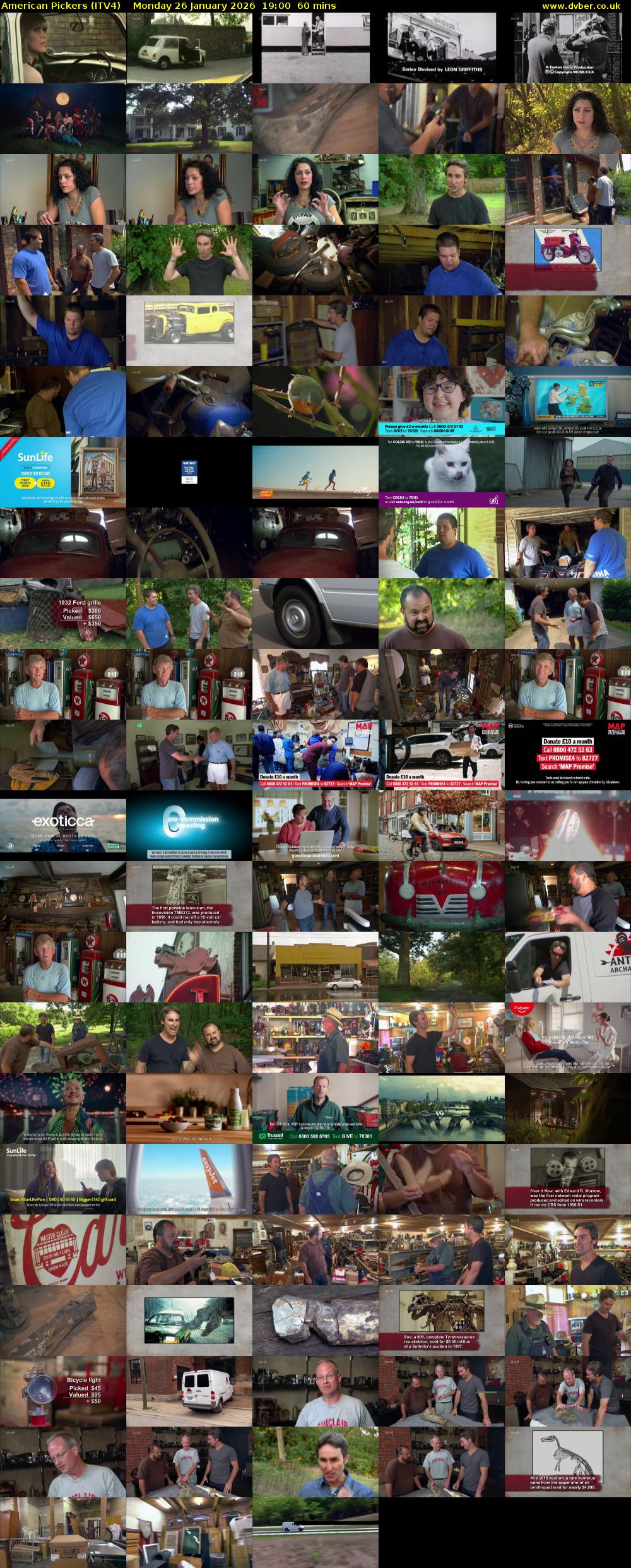 American Pickers (ITV4) Monday 26 January 2026 19:00 - 20:00