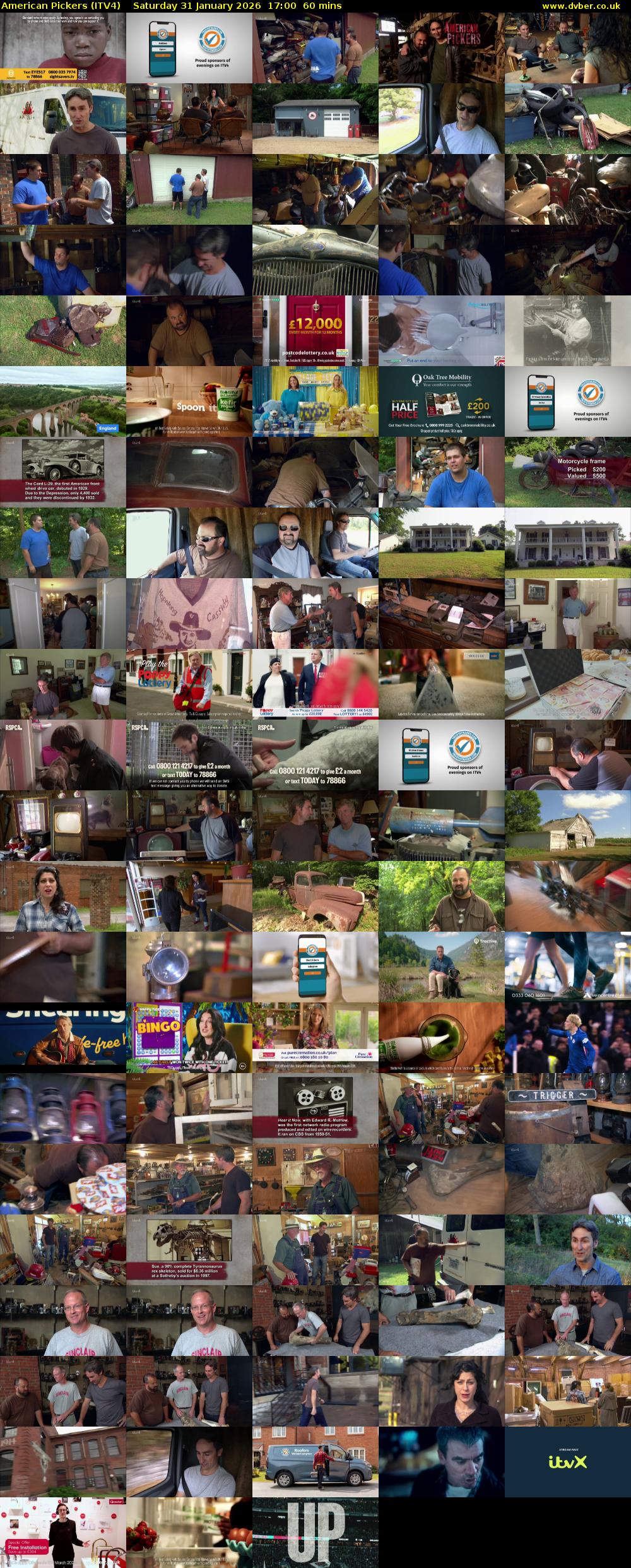 American Pickers (ITV4) Saturday 31 January 2026 17:00 - 18:00