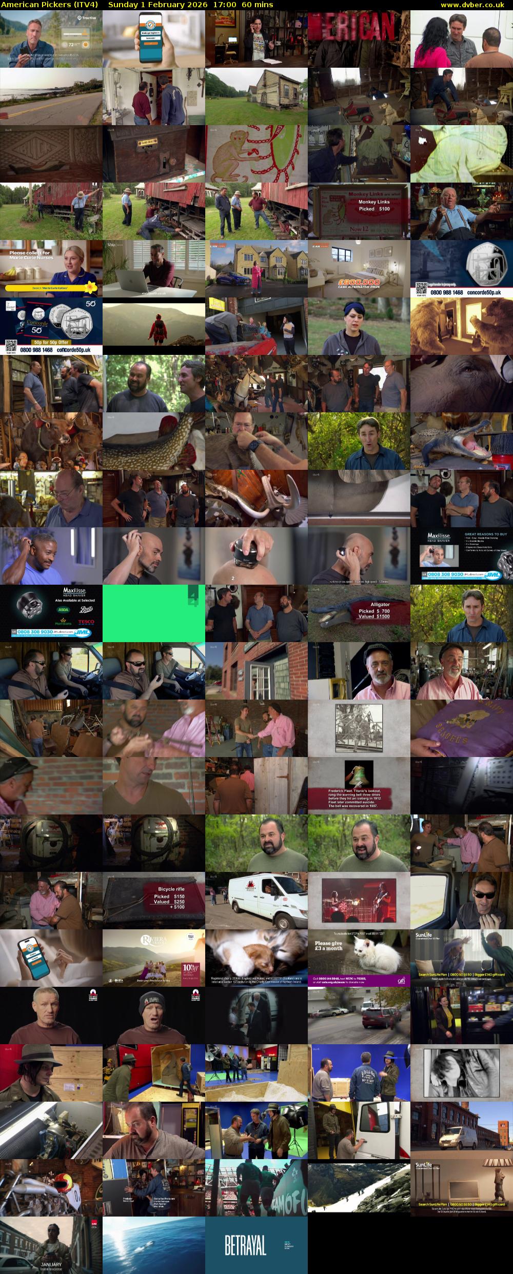 American Pickers (ITV4) Sunday 1 February 2026 17:00 - 18:00