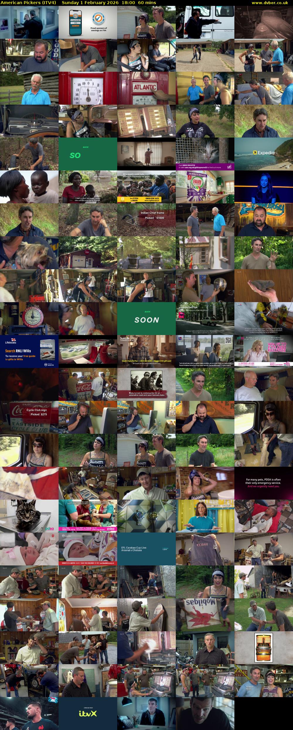 American Pickers (ITV4) Sunday 1 February 2026 18:00 - 19:00