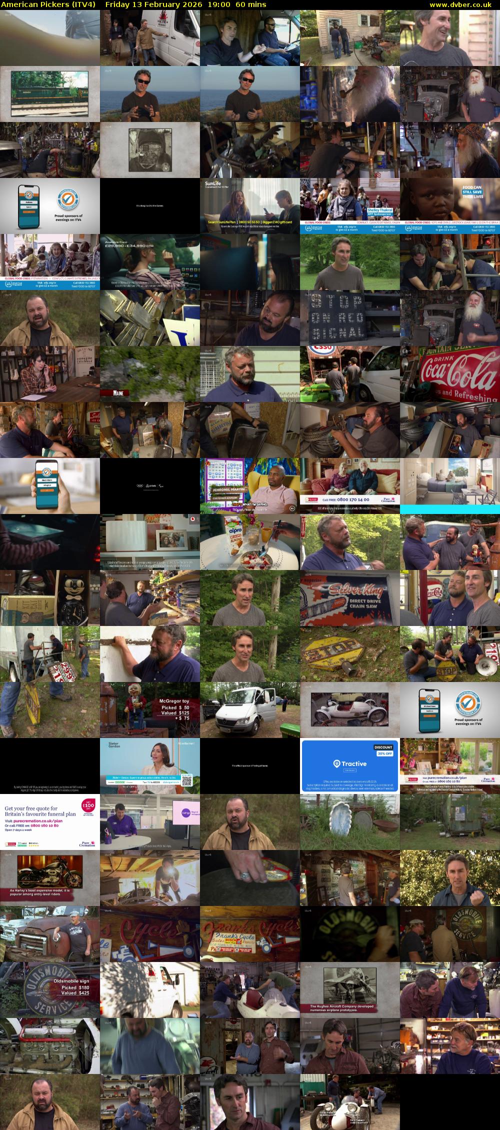 American Pickers (ITV4) Friday 13 February 2026 19:00 - 20:00