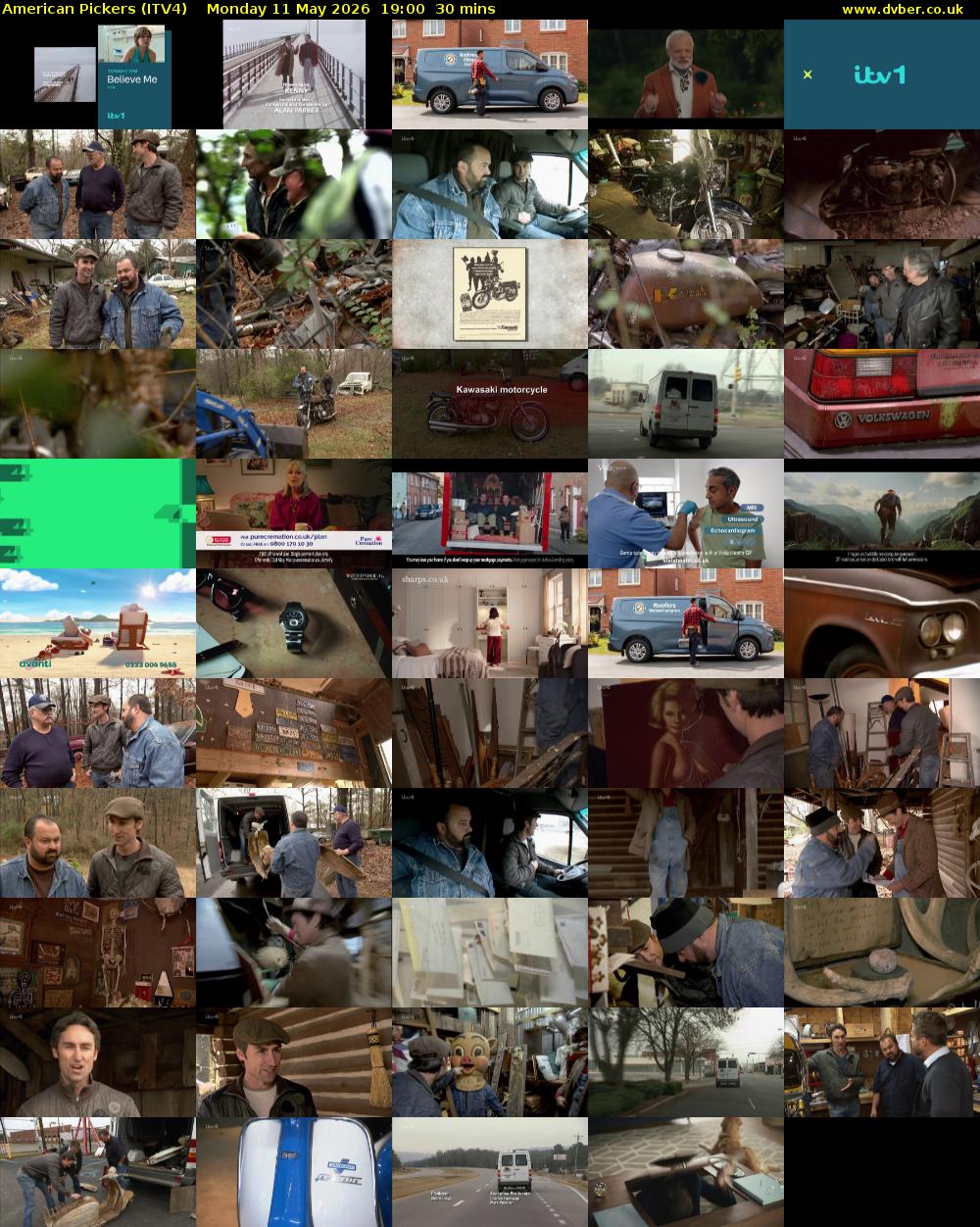 American Pickers (ITV4) Monday 11 May 2026 19:00 - 19:30