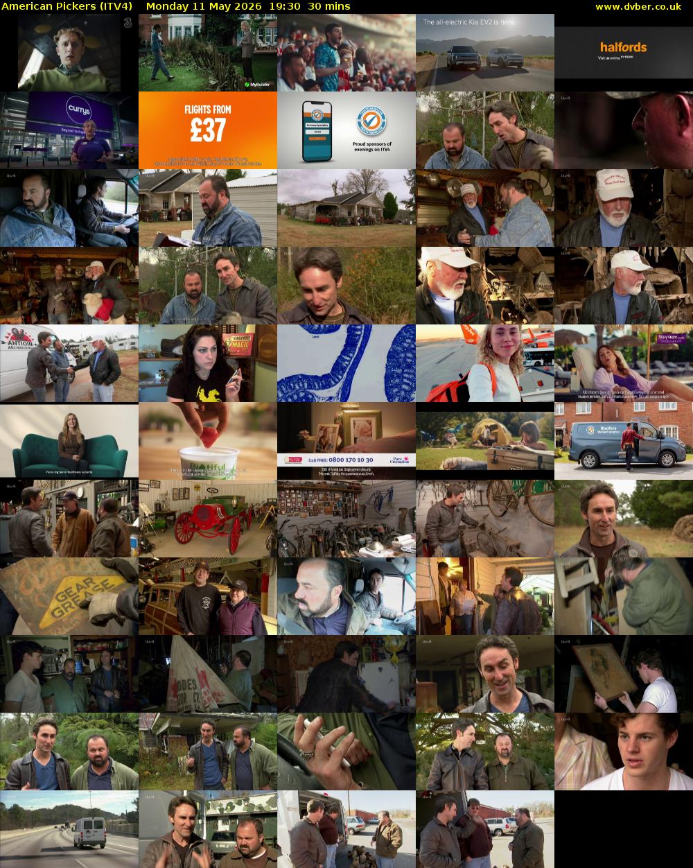 American Pickers (ITV4) Monday 11 May 2026 19:30 - 20:00