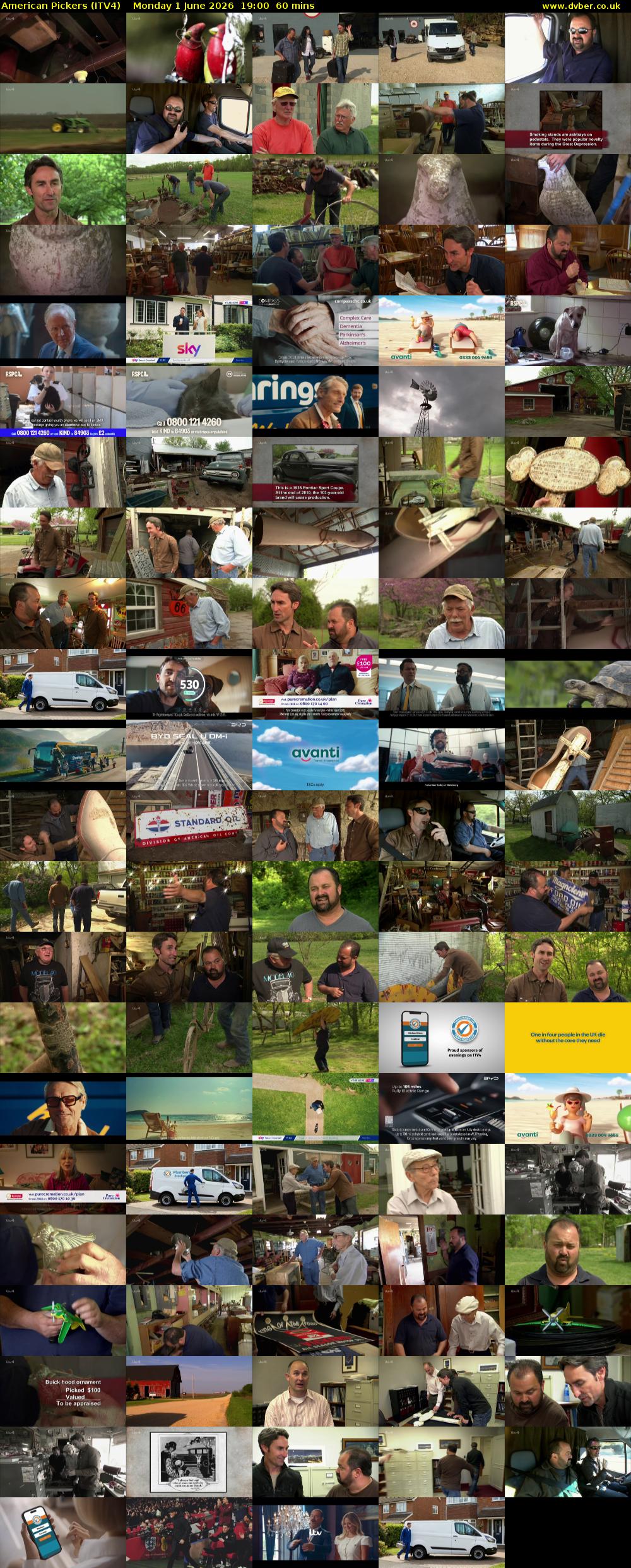 American Pickers (ITV4) Monday 1 June 2026 19:00 - 20:00