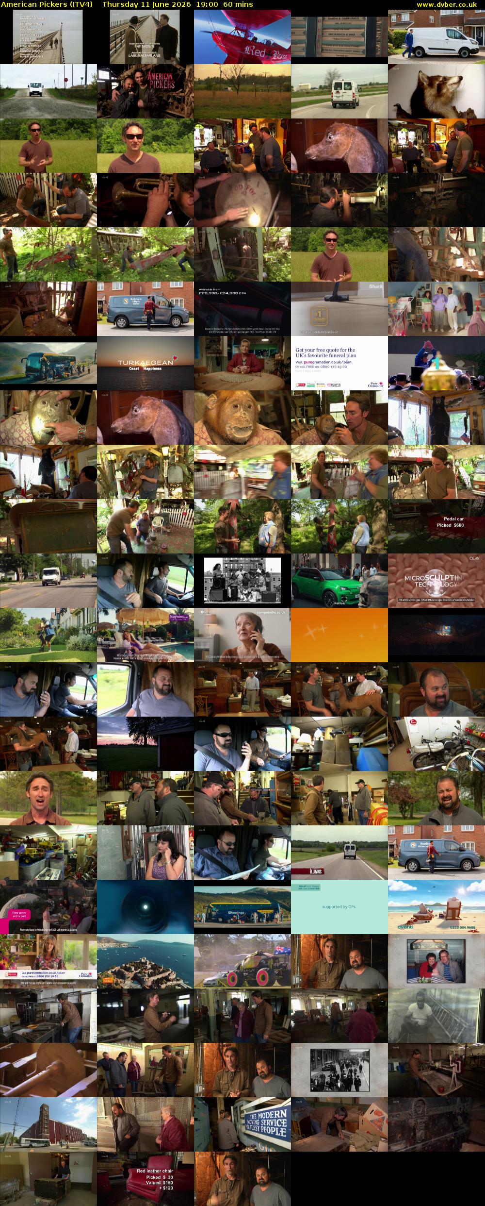 American Pickers (ITV4) Thursday 11 June 2026 19:00 - 20:00