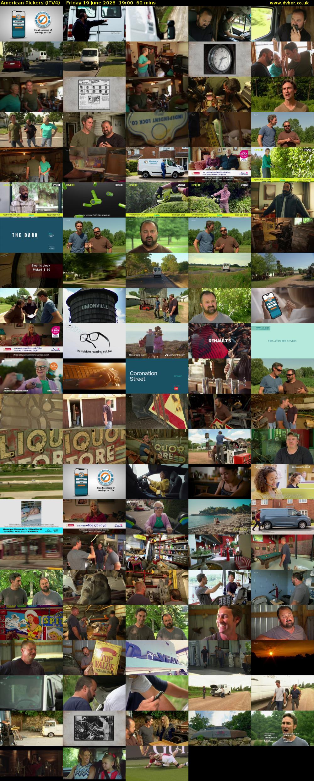 American Pickers (ITV4) Friday 19 June 2026 19:00 - 20:00