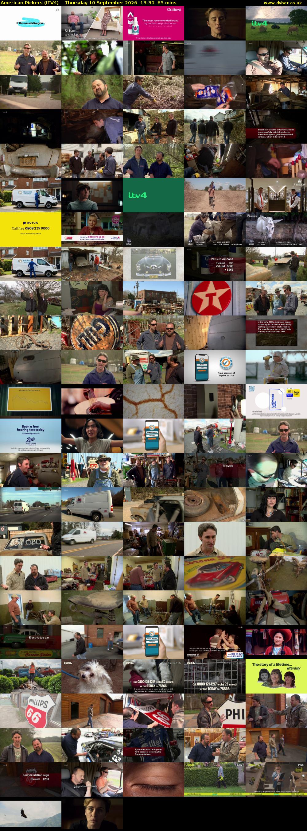 American Pickers (ITV4) Thursday 10 September 2026 13:30 - 14:35
