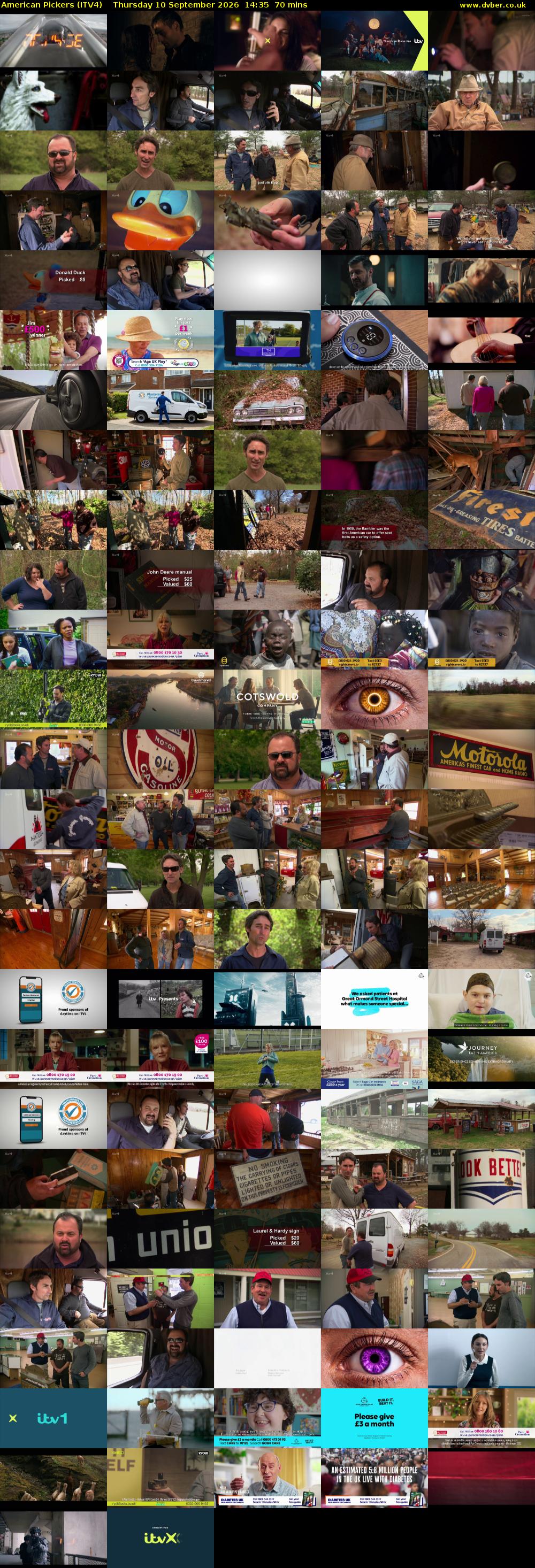 American Pickers (ITV4) Thursday 10 September 2026 14:35 - 15:45