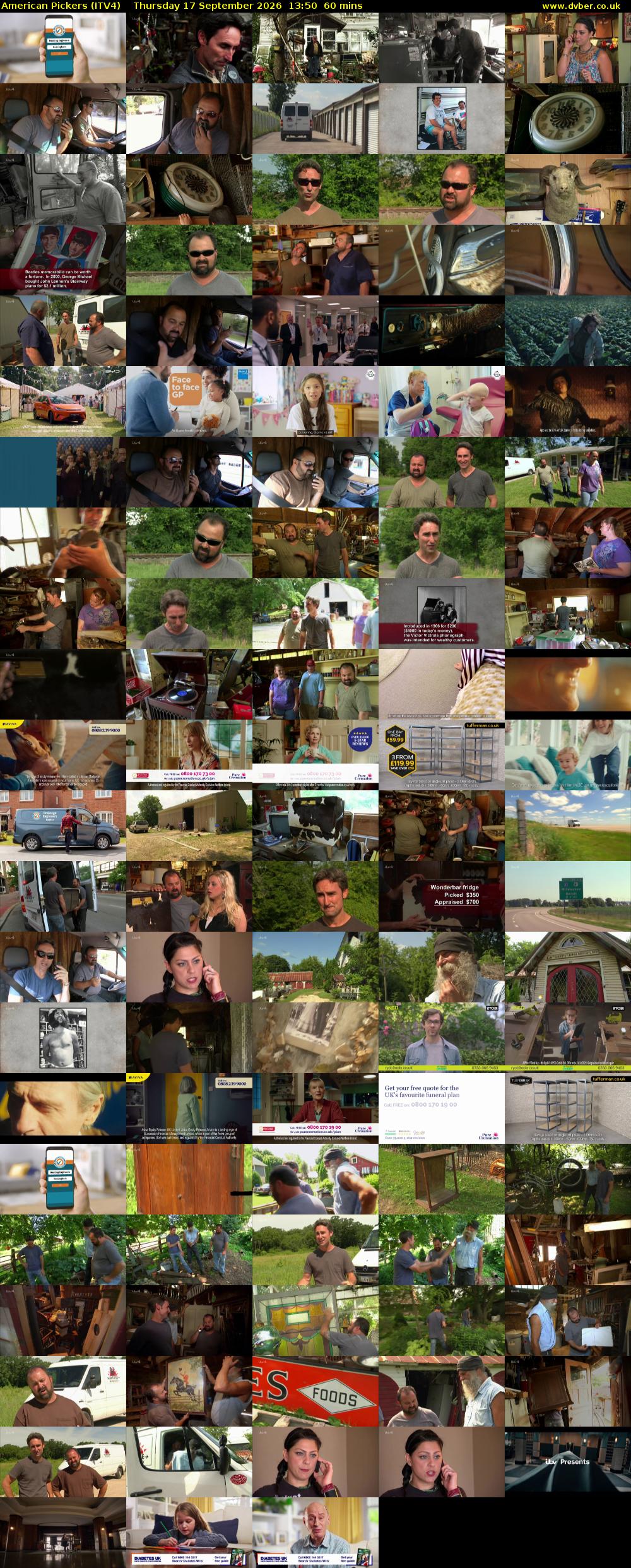 American Pickers (ITV4) Thursday 17 September 2026 13:50 - 14:50