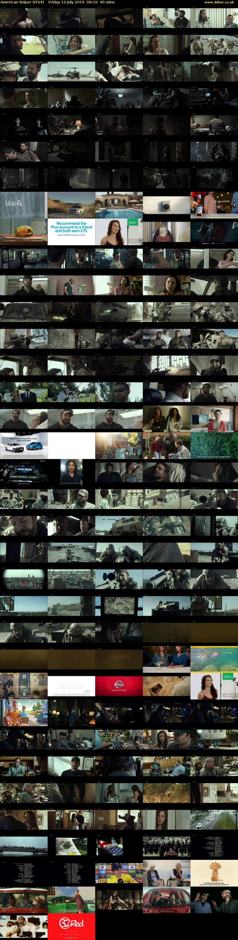 American Sniper (ITV4) Friday 12 July 2019 00:10 - 01:45