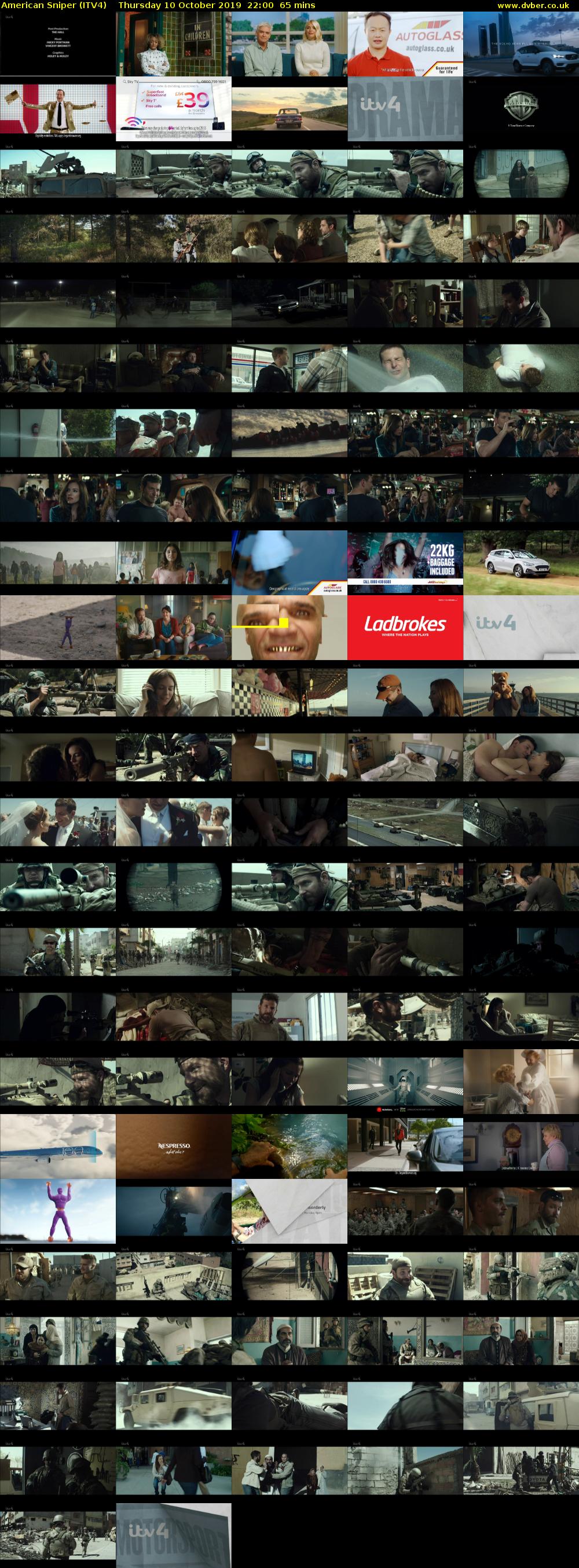 American Sniper (ITV4) Thursday 10 October 2019 22:00 - 23:05