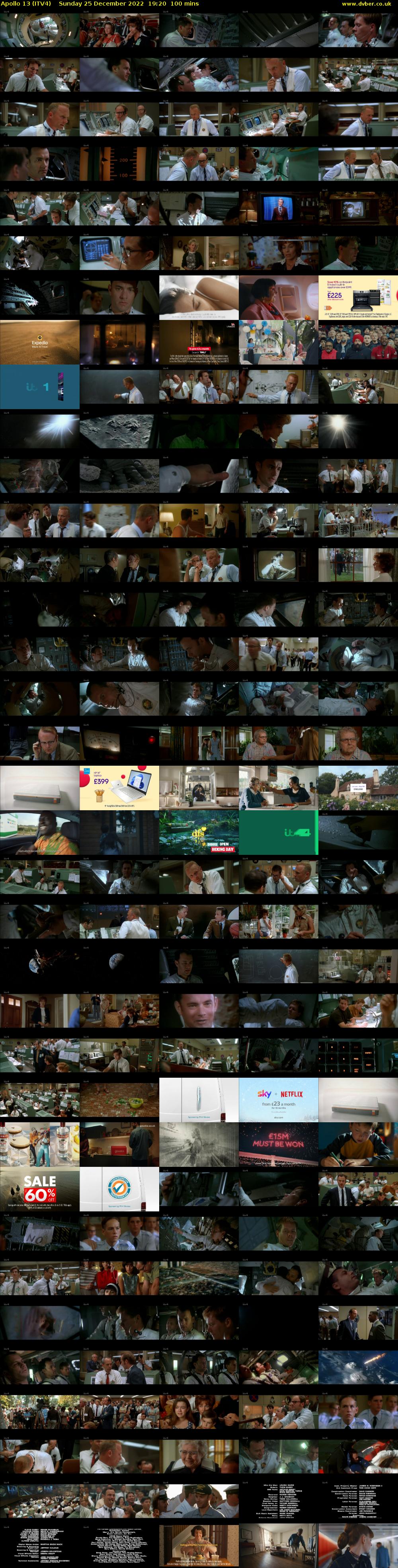 Apollo 13 (ITV4) Sunday 25 December 2022 19:20 - 21:00