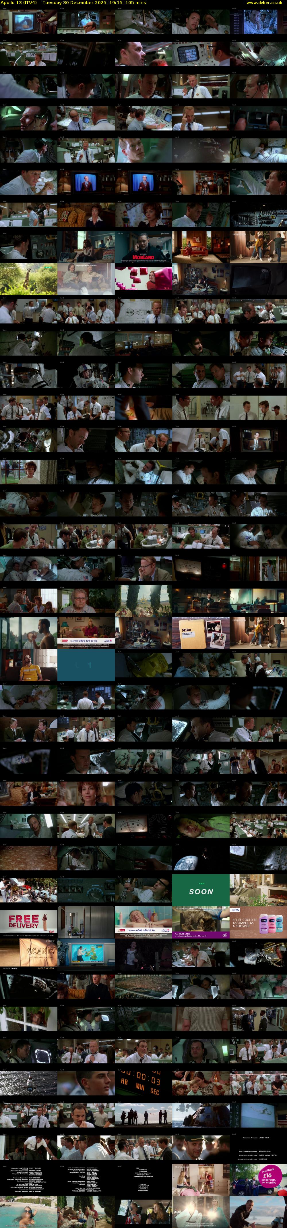 Apollo 13 (ITV4) Tuesday 30 December 2025 19:15 - 21:00