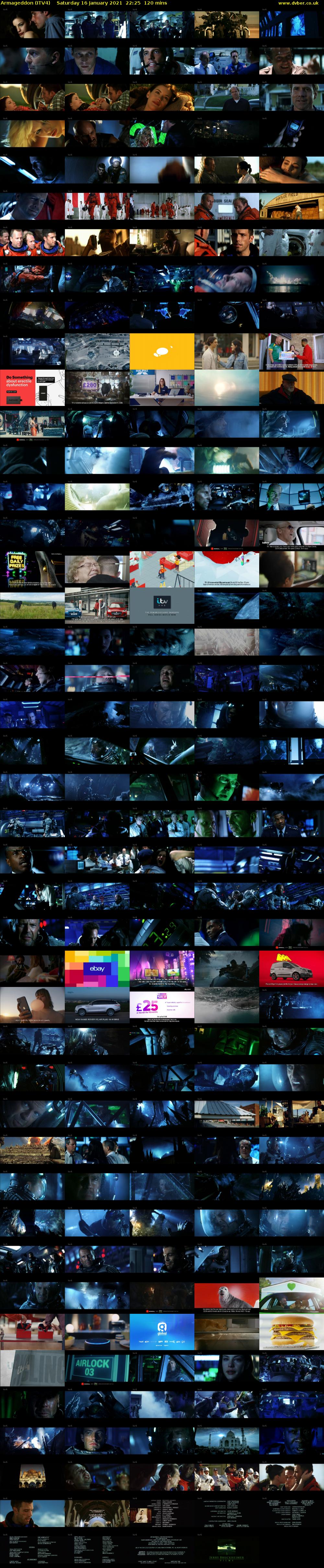 Armageddon (ITV4) Saturday 16 January 2021 22:25 - 00:25