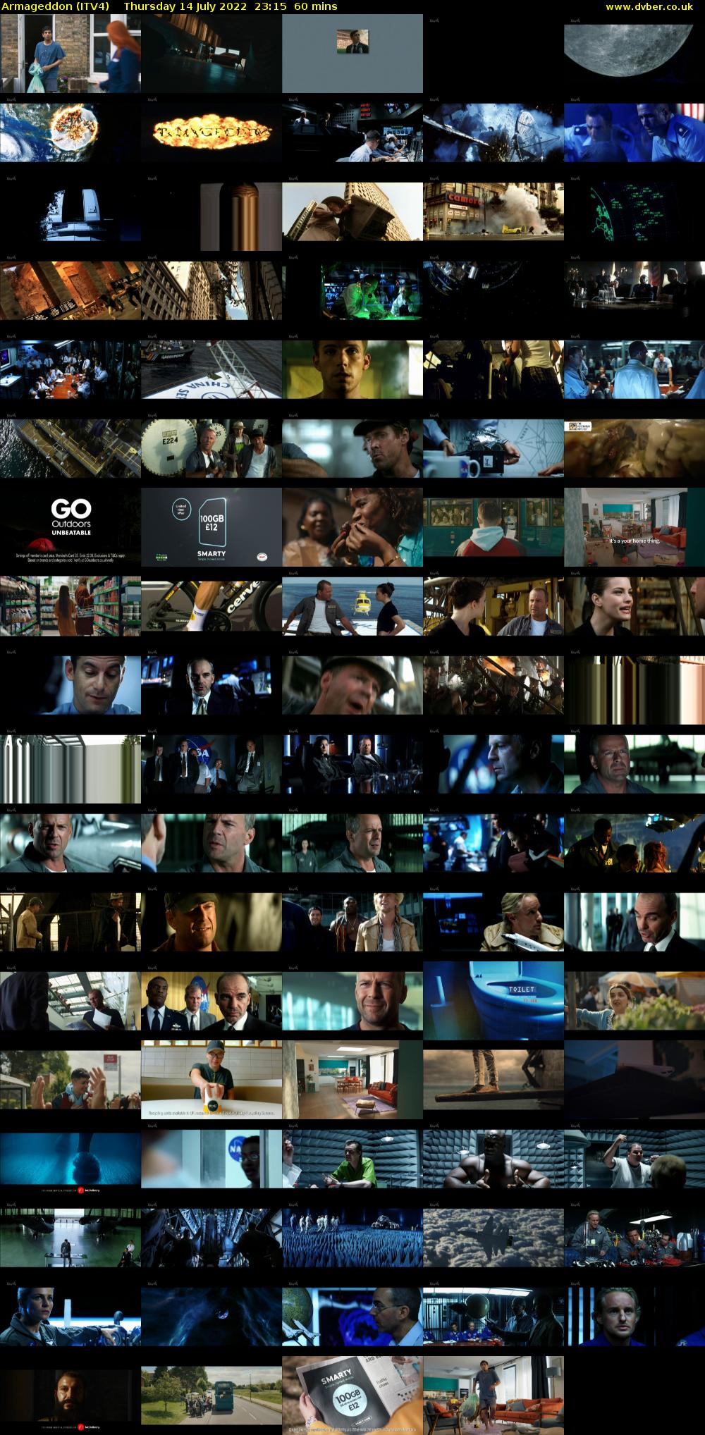 Armageddon (ITV4) Thursday 14 July 2022 23:15 - 00:15