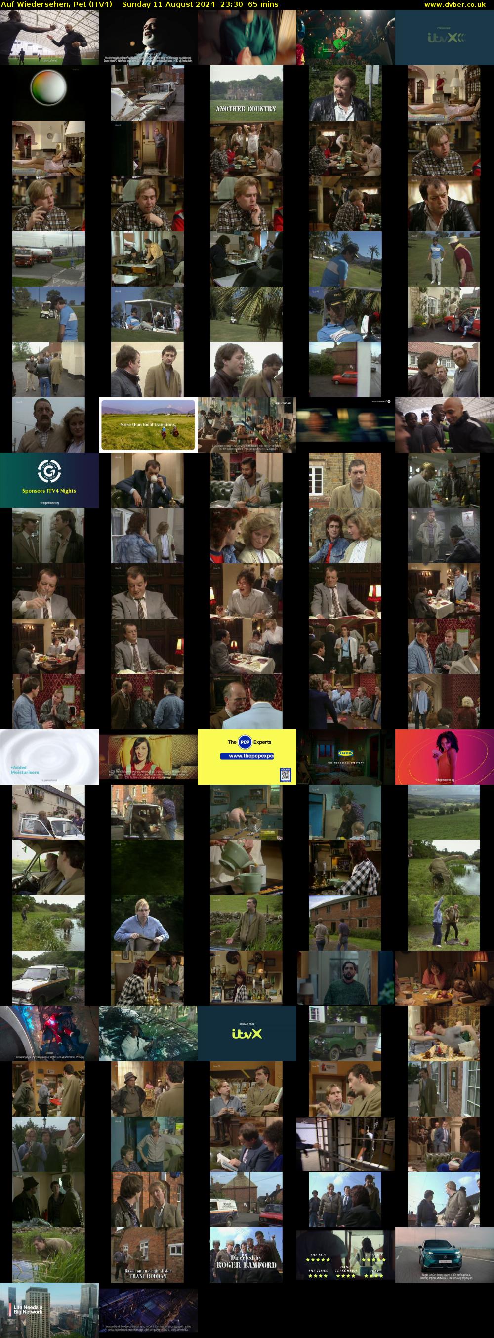 Auf Wiedersehen, Pet (ITV4) Sunday 11 August 2024 23:30 - 00:35