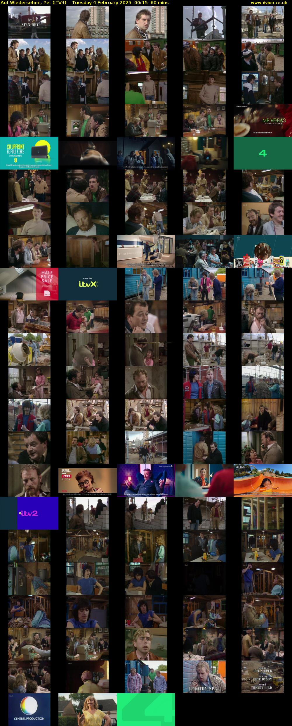 Auf Wiedersehen, Pet (ITV4) Tuesday 4 February 2025 00:15 - 01:15